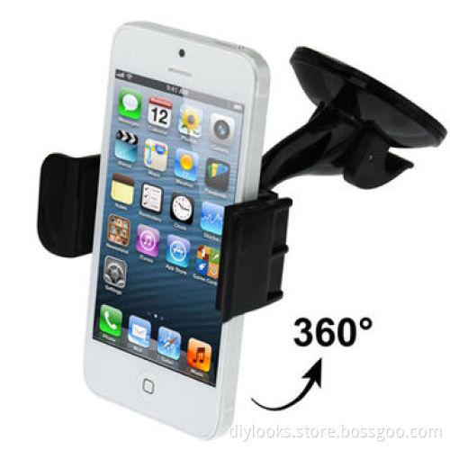 Universal Car Holder for Mobile Phones, Supports 360° Rotation, Width: 58-85mm